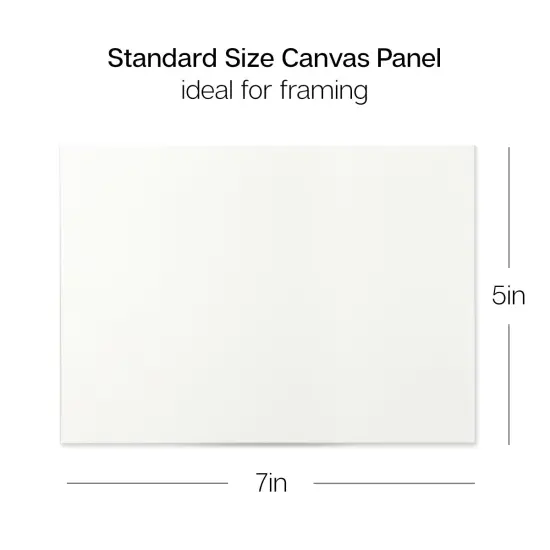 KINGART&reg; Canvas Panels 5" x 7", 14 pc {3}
