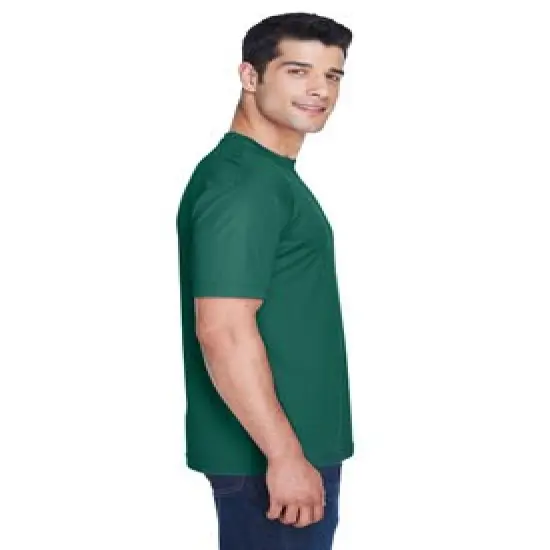 UltraClub&reg; Men's Cool & Dry Sport Performance Interlock T-Shirt Heliconia {7}
