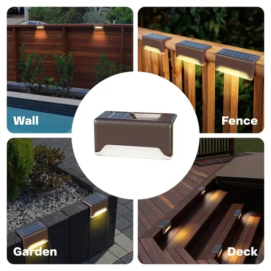 Solar Deck Lights, LED 16 Pack to Fence Post, Deck Lights, Waterproof, Powered Deck Decorations Outdoor, Solar Fence Lights,Patio, Garden, Step, Yard, and Pathway(Warm White) {5}