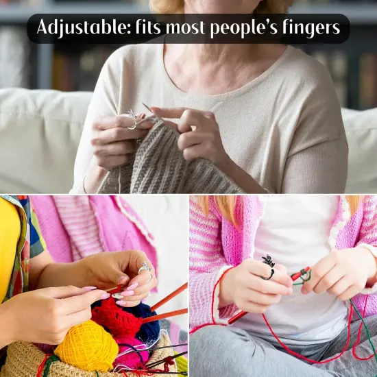 4PCS Crochet Rings, Dragon Tension Rings {5}