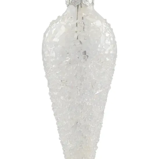 Northlight Winter Icicle Glass Ornament - 6.25" - Clear {6}