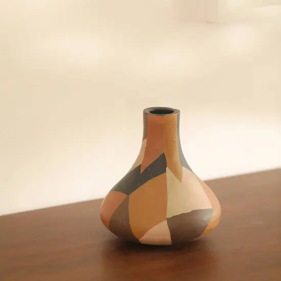 Decorative Retro Terracotta Vase-7.5X7.5 Inch {4}