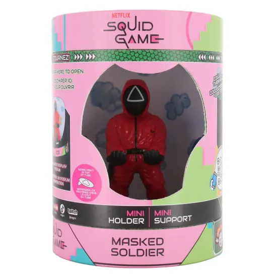 Exquisite Gaming: Cable Guys Holdems: Squid Games: Triangle Guard - Earbud & Phone Holder, Mini Collectible With a Twist, Series Licensed Figure {4}
