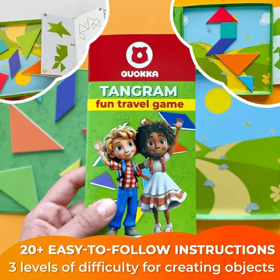 Tangram Magnet Game for Kids | Travel I Road Trip {5}