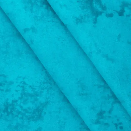 Mook Fabrics Marble Flannel Fabric [108 in. Wide] - By The Yard Aqua {2}