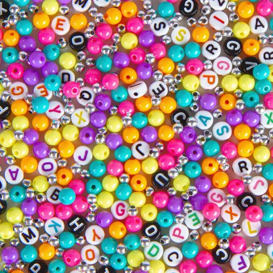 Fashion Angels: Jewelry Design Kit - Tell Your Story - Alphabet Beads, DIY Bracelet Making Set w/ Case, Design & Spell w/ 1500+ Beads, Girls-Kids 8+ {6}