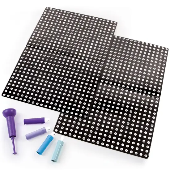 Make It Real: Disney Stamp To Reveal Ariel & Cinderella Storybook & Dot Art - 1209 pcs, DIY 2 Princess Dot Posters, Craft Kit, Girls & Kids Ages 6+ {4}