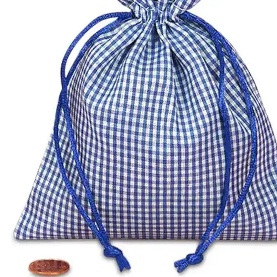 Gingham Royal Sleeves 6'' x 9'' Trendy and Practical {1}