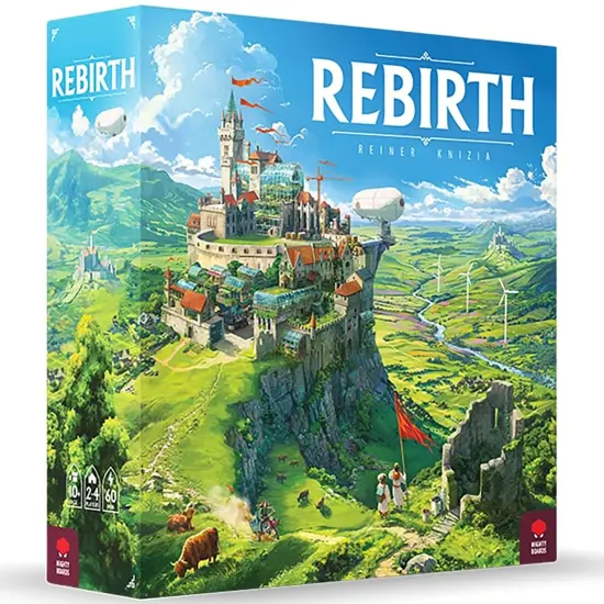 Mighty Boards: Rebirth - Tile Laying Board Game, Double-Sided Board Scotland-Ireland, Eurogame Set In A Lush & Hopeful Future, Age 10+, 2 to 4 Players {1}