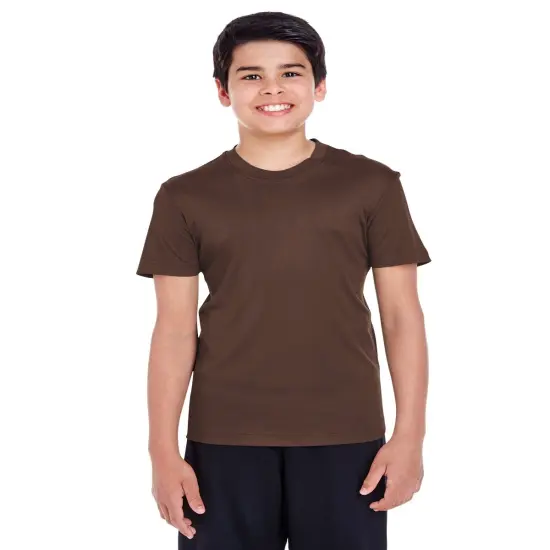 Team 365&reg; Youth Zone Performance T-Shirt SPORT DARK BROWN {1}