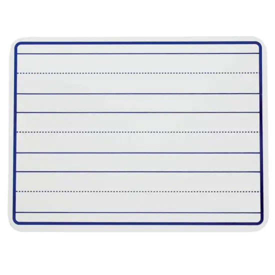 School Smart Lined Dry Erase Boards, 9 x 12 Inches, Pack of 10 {1}