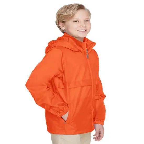Team 365&reg; Youth Zone Protect Lightweight Jacket BLACK {5}
