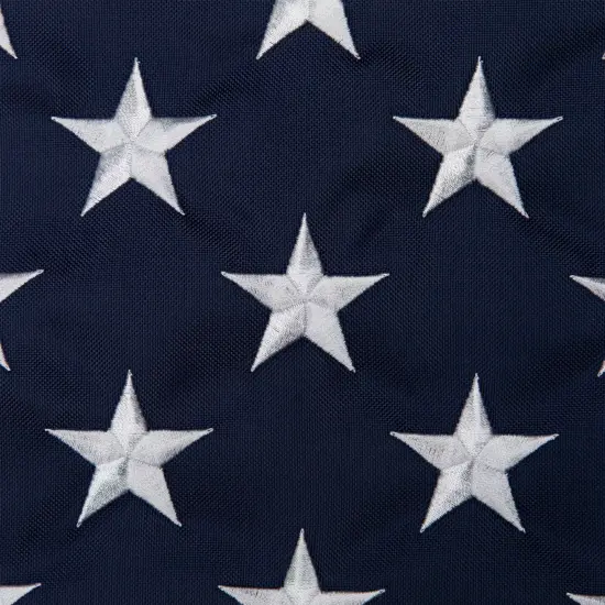 Northlight Patriotic Embroidered USA Outdoor House Flag - 40" x 28" Red {7}