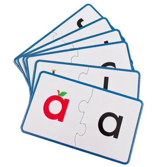 Junior Learning: Alphabet Mnemonics Puzzles - Self-Correcting, 26 Vibrant Letters & Images for Easy Letter Formation, Children's Reading Development {5}