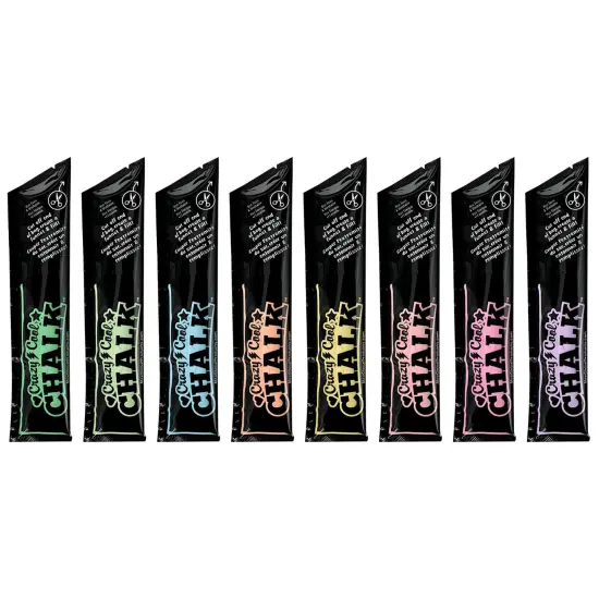 Alex: Crazy Cool Chalk - Refill 8 Pack - 8 Different Color Chalk Pks, Works With Crazy Cool Chalk Line, Outdoor Sidewalk & Driveway Art, Kids Age 5+ {5}