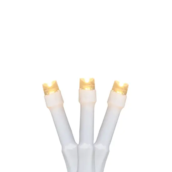 Northlight Battery Operated Wide Angle LED Christmas Lights - Warm White - 9.5' White Wire - 20ct {3}