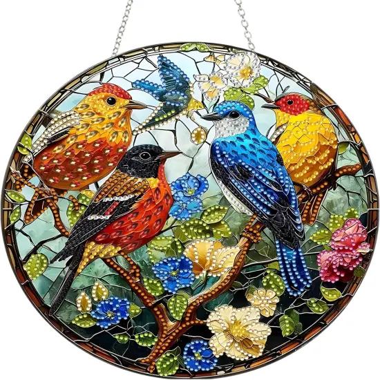 DIY Diamond Art Painting Wreath Kits {1}