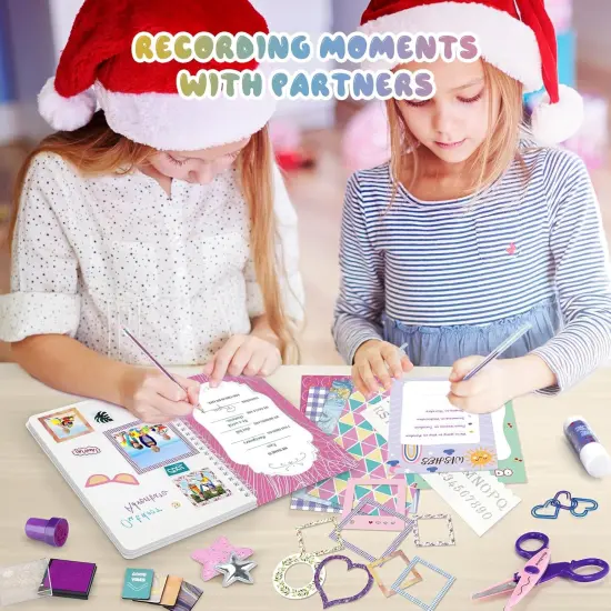 DIY Journal Kit for Girls - Purple Packing-2pcs {3}