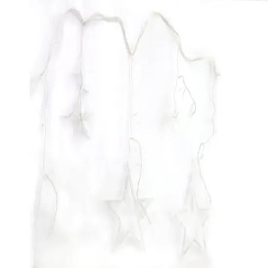Perfect Holiday 138 LED Star Curtain Light White {4}