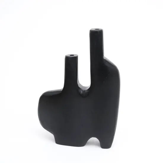 Decorative Reclaimed Wood Vase-17 inch Height {5}