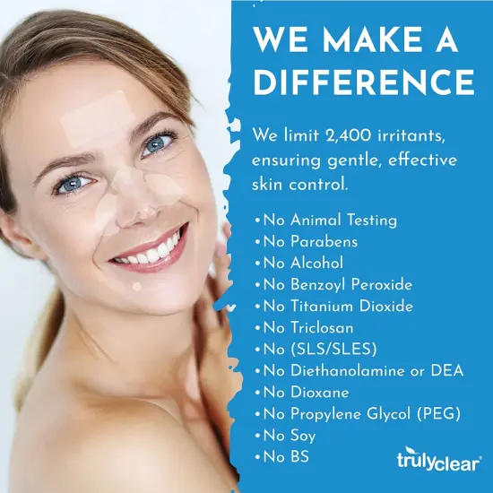 Truly Clear: Hydrocolloid Acne Fighting Target Patches - 42ct - 4 Dot & Cover Sizes, Zit-Blemish, Face-Body, Vegan Skincare, Overnight Spot Treatment {6}