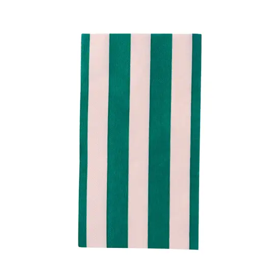 PINK & GREEN SIGNATURE CABANA STRIPE GUEST TOWELS {1}