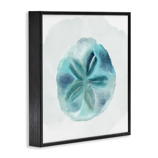 Stupell Industries Beachy Blue Sand Dollar Framed Giclee Design By Kim Allen {3}