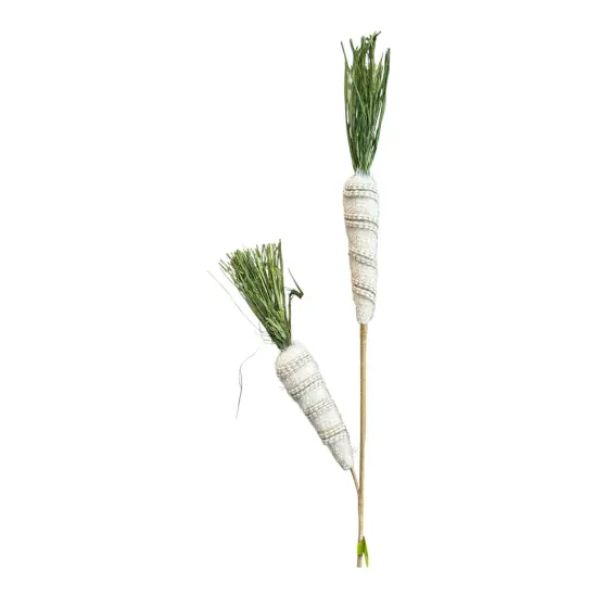 29'' Natural Foam Carrot Spray - Rustic Decor for Wreaths & Arrangements-63465BE {3}