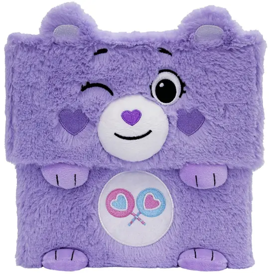 Care Bears: Storables 8" Box - Share Bear - Purple Character Themed Bin, Fabric Storage Container, Opening Top Lid, Holds Toys, Books & More, Licensed {1}