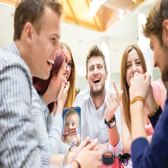 PlayMonster Go Bleep Yourself - The Party Game That Dares You to Fill in The Blank! {4}