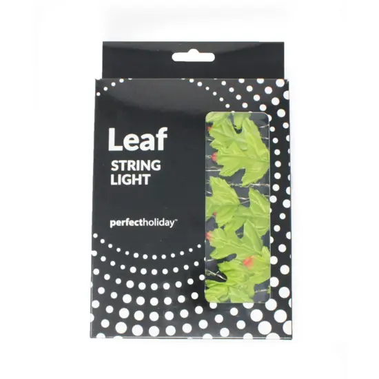 20 LED Maple Leaf Fairy Lights Battery Operated {6}