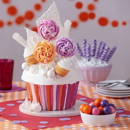 Giant Cupcake Cake Silicone Mold {6}