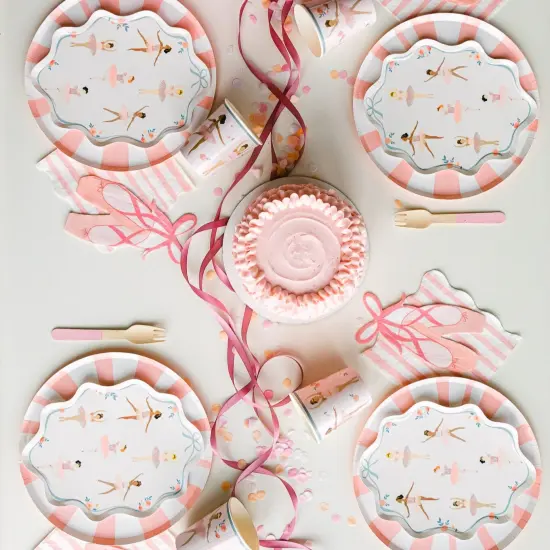 BALLERINA THEMED PARTY PLATES {3}
