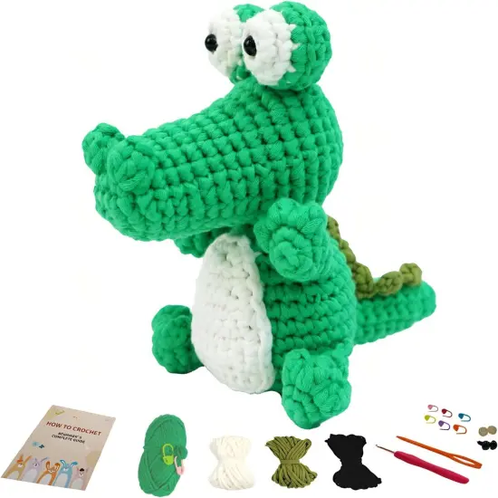 Crocodile Crochet Kit for Beginners {1}