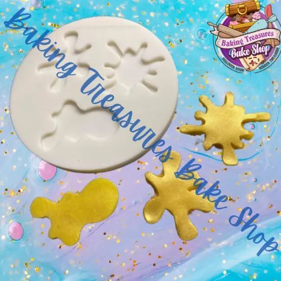 Slime/Paint Splatters Silicone Mold {2}