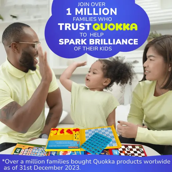 4 in a Row Fun Travel Game for Kids | 40 Plastic Chips {6}