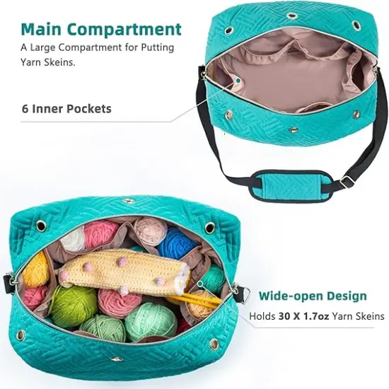 Crochet Bag Organizer {2}