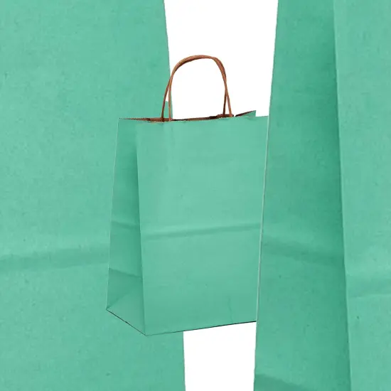 Sturdy Kraft Tinted Shopping Bag 16" x 6" x 12" {4}