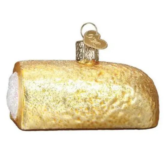 Old World Christmas 2.0 Inch Hostess&trade; Twinkie&trade; Christmas Tree Ornament , Licensed Iconic Gold {2}