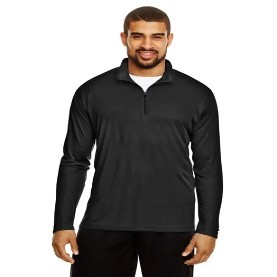 Team 365&reg; Men's Zone Performance Quarter Zip SP ATHLETIC GOLD {4}