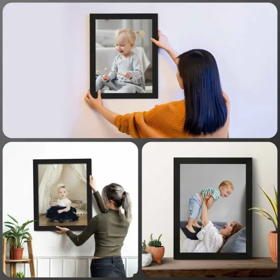 Modern Black 20x46 Picture Frame | GalleyWall Decor Poster & Art Frame White {7}