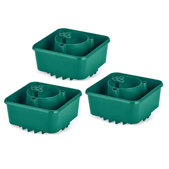 Collections Etc Plastic Starter Plant Boxes - Set of 3 {4}