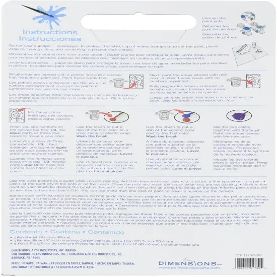 Paint Works Paint By Number Kit 8"X10"-Panda {2}