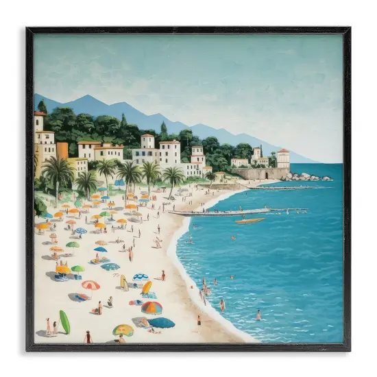 Stupell Industries By Water's Edge Framed Giclee Wall Art Design by Lazar Studio {7}
