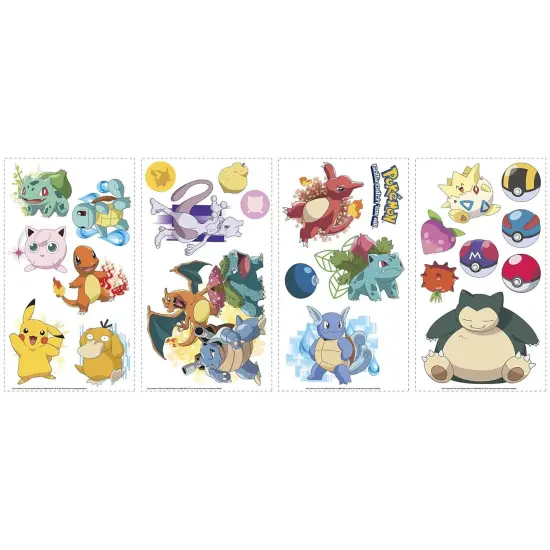 RoomMates RMK2535SCS Pokemon Iconic Peel and Stick Wall Decals {2}