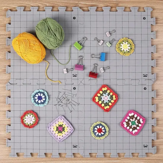 Interlocking Blocking Mats, 12&rdquo;x12&rdquo;, 4 Pack {4}