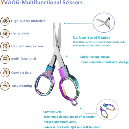 2PCS Folding Scissors {2}