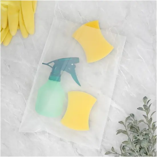 Plymor 9" x 12", 4 Mil Flat Open Clear Plastic Poly Bags {3}