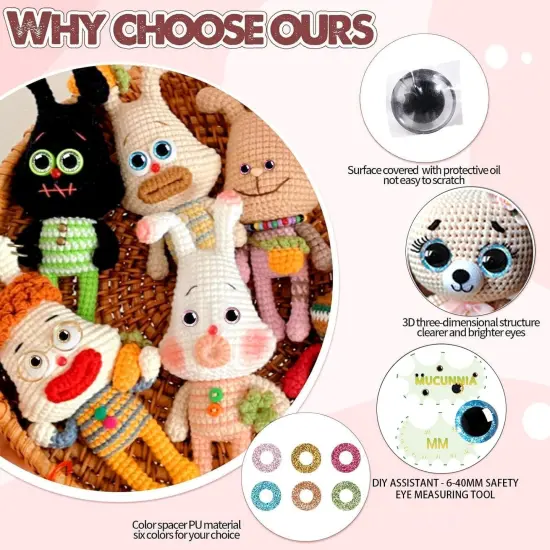 Safety Eyes for Crochet Animals {4}