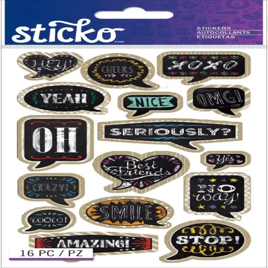Sticko Chalk Quotes Stickers {1}